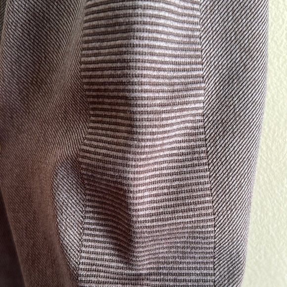 Brown Stretchy Leggings with Wide Waistband - Picture 4 of 8